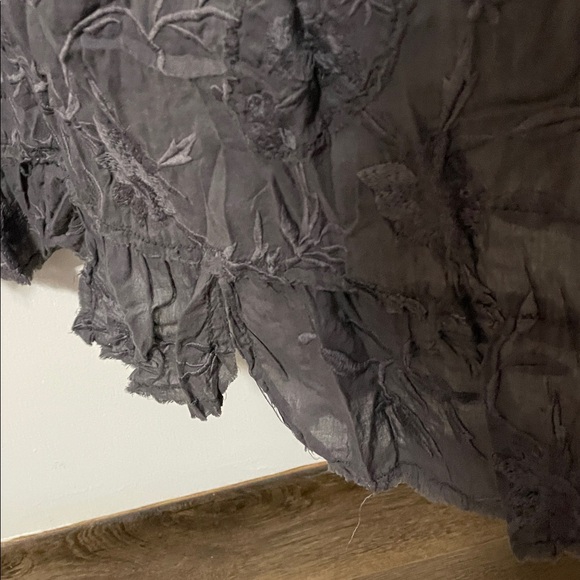 Magnolia Pearl Boho Embroidered/Appliqué Midi Kimono O/S - Picture 11 of 13